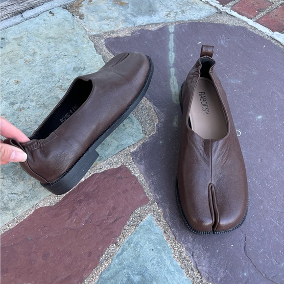 Double Toe Maison Margiela Style Mules - Picture 2 of 3